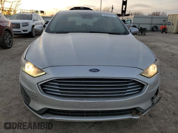 2019 Ford Fusion SE with VIN 3FA6P0LU9KR242136, listed as a Copart auction lot 85002604 with 108,653 mi miles and Salvage Title. Bid and sale history available at DreamBid. Image 5.