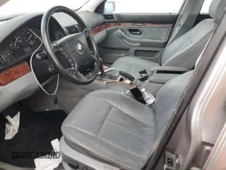 2000 BMW 5 Series 528iAt with VIN WBADP6345YBV63945, listed as a Copart auction lot 76298424 with 0 mi miles and Salvage Title. Bid and sale history available at carsss.com. Image 7.