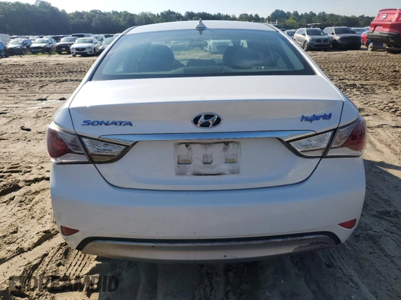 2012 Hyundai Sonata Hybrid with VIN KMHEC4A48CA044280, listed as a Copart auction lot 63344125 with 189,116 mi miles and Clean title. Bid and sale history available at DreamBid. Image 6.