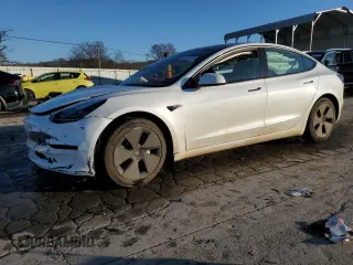 2023 Tesla Model 3 with VIN 5YJ3E1EA8PF548135, listed as a Copart auction lot 88732625 with 33,232 mi miles and Salvage Title. Bid and sale history available at DreamBid. Image 1.