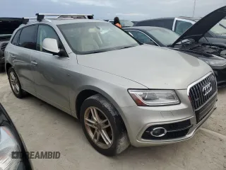 2014 Audi Q5 Prestige with VIN WA1WGAFP5EA032163, listed as a Copart auction lot 76766564 with Not provided miles and Salvage title. Bid and sale history available at DreamBid. Image 4.