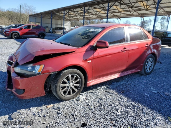2014 Mitsubishi Lancer ES with VIN JA32U2FU5EU003381, listed as a Copart auction lot 41881595 with 222,861 mi miles and Salvage Title. Bid and sale history available at carsss.com. Image 1.