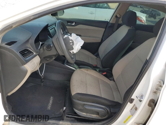 2021 Hyundai Accent SE with VIN 3KPC24A68ME142255, listed as a Copart auction lot 67384943 with 55,067 mi miles. Bid and sale history available at carsss.com. Image 7.