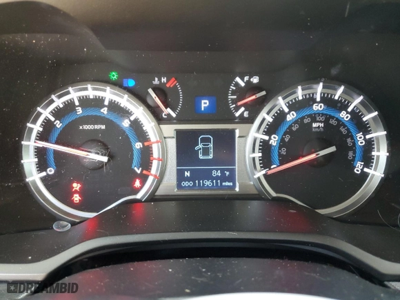 2019 Toyota 4Runner SR5 with VIN JTEZU5JR3K5210356, listed as a Copart auction lot 48679625 with 119,611 mi miles and Salvage Title. Bid and sale history available at carsss.com. Image 9.
