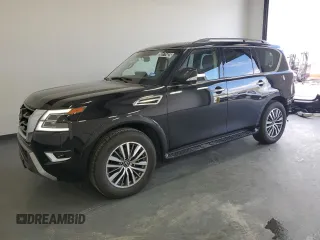 2023 Nissan Armada SL with VIN JN8AY2BC0P9182518, listed as a Copart auction lot 50171425 with 51,116 mi miles and Clean Title. Bid and sale history available at carsss.com. Image 1.