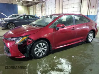 2022 Toyota Corolla Hybrid LE with VIN JTDEAMDE5NJ061765, listed as a Copart auction lot 86576934 with 56,094 mi miles and Clean Title. Bid and sale history available at carsss.com. Image 1.