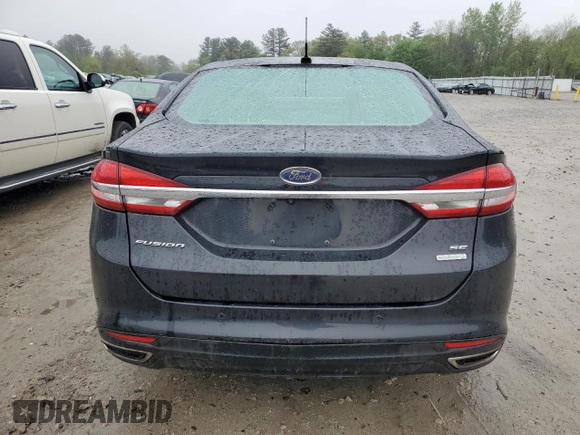 2017 Ford Fusion SE with VIN 3FA6P0H96HR176867, listed as a Copart auction lot 55921655 with 199,201 mi miles and Clean Title. Bid and sale history available at DreamBid. Image 6.
