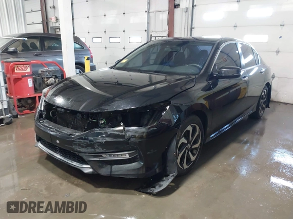 2016 Honda Accord EX with VIN 1HGCR2F78GA064005, listed as a IAAI auction lot 41714544 with 153,072 mi miles. Bid and sale history available at carsss.com. Image 17.