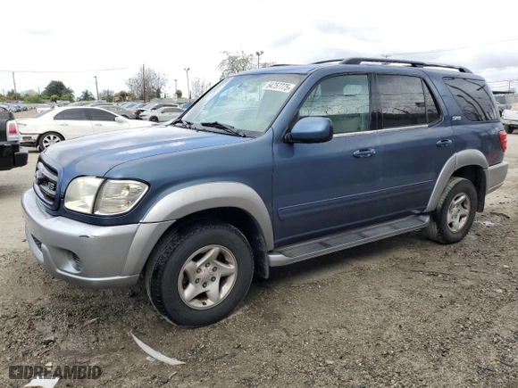 2001 Toyota Sequoia SR5 with VIN 5TDZT34A01S036742, listed as a Copart auction lot 54757775 with 211,363 mi miles and Clean Title. Bid and sale history available at carsss.com. Image 1.
