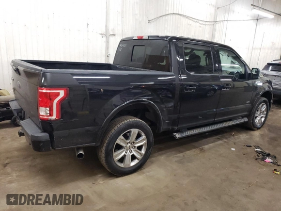 2015 Ford F-150 XLT with VIN 1FTEW1EP2FKE41187, listed as a Copart auction lot 47198395 with 141,768 mi miles and Salvage Title. Bid and sale history available at carsss.com. Image 3.