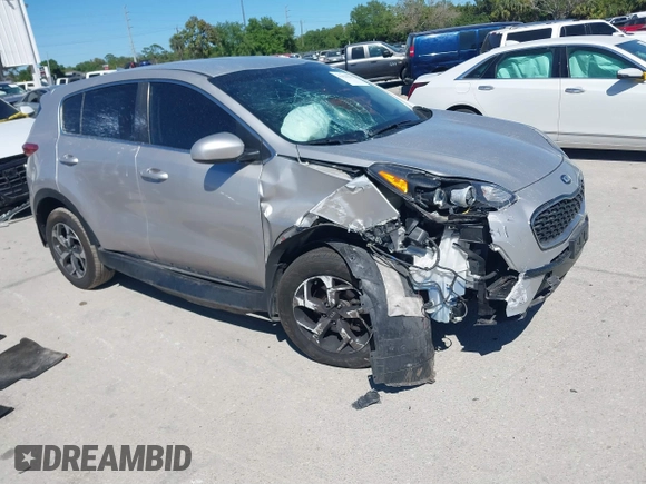 2020 Kia Sportage LX with VIN KNDPMCAC6L7742024, listed as a IAAI auction lot 41826294 with 67,359 mi miles. Bid and sale history available at carsss.com. Image 1.