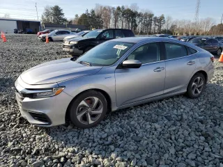 2019 Honda Insight EX with VIN 19XZE4F52KE003687, listed as a Copart auction lot 43454425 with 107,831 mi miles and Salvage Title. Bid and sale history available at carsss.com. Image 1.