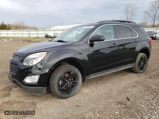2017 Chevrolet Equinox LT with VIN 2GNFLFEK4H6152906, listed as a Copart auction lot 53739855 with 96,843 mi miles and Clean Title. Bid and sale history available at carsss.com. Image 1.
