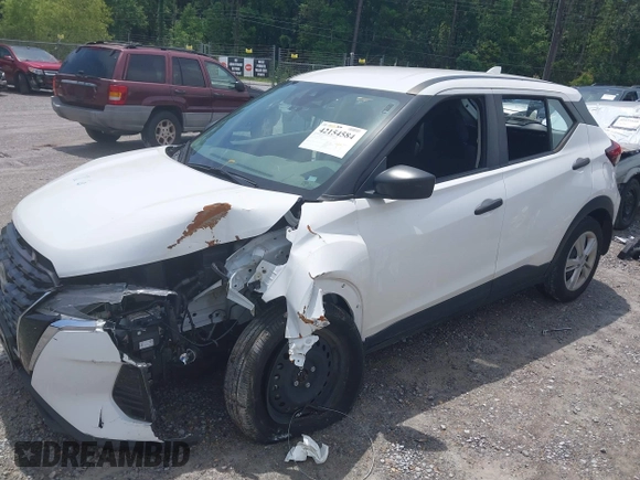 2023 Nissan Kicks S with VIN 3N1CP5BV9PL542017, listed as a IAAI auction lot 42154584 with 22,048 mi miles and . Bid and sale history available at carsss.com. Image 17.