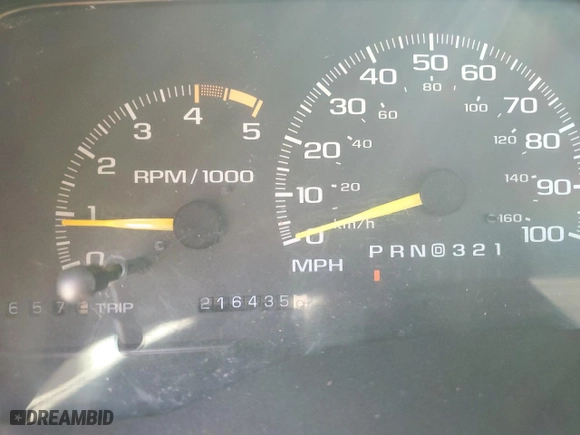 1995 Chevrolet C/K 1500 with VIN 1GCEC19K4SE260897, listed as a Copart auction lot 78647674 with 216,435 mi miles and Salvage Title. Bid and sale history available at carsss.com. Image 9.