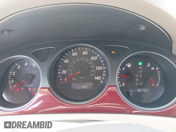 2004 Lexus ES 350 z VIN JTHBA30G045031955, wystawiony jako IAAI lot #42361895 z przebiegiem 92 752 mil mil oraz . Historia ofert i sprzedaży dostępna na DreamBid. Obrazek 7.