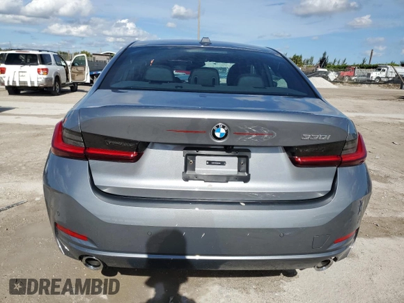 2025 BMW 3 Series 330i with VIN 3MW69CW0XS8E97928, listed as a Copart auction lot 85332294 with Not Provided miles and Non Repairable. Bid and sale history available at carsss.com. Image 6.