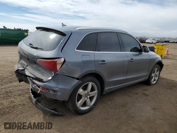 2012 Audi Q5 2.0T Premium Plus with VIN WA1LFAFP0CA124669, listed as a Copart auction lot 47990035 with 0 mi miles and Salvage Title. Bid and sale history available at carsss.com. Image 3.