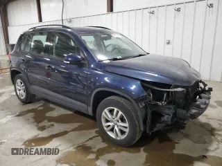 2016 Volkswagen Tiguan S z VIN WVGBV7AX6GW529387, wystawiony jako Copart lot #56159045 z przebiegiem 76 213 mil mil oraz Szkoda całkowita • Salvage title. Historia ofert i sprzedaży dostępna na DreamBid. Obrazek 4.