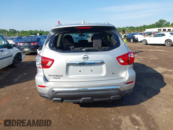2020 Nissan Pathfinder SV with VIN 5N1DR2BN9LC585171, listed as a IAAI auction lot 42548131 with 98,204 mi miles and . Bid and sale history available at DreamBid. Image 16.