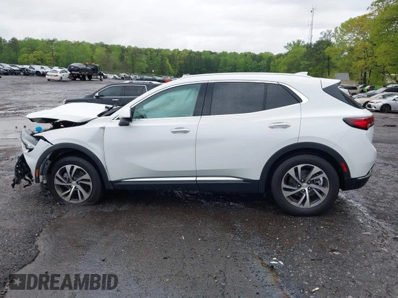 2021 Buick Envision Essence with VIN LRBFZNR45MD105813, listed as a IAAI auction lot 41968357 with 31,855 mi miles and . Bid and sale history available at carsss.com. Image 14.