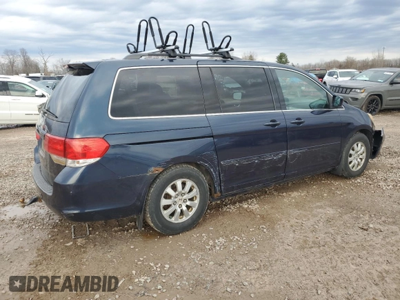 2010 Honda Odyssey EX with VIN 5FNRL3H44AB091896, listed as a Copart auction lot 52734985 with 174,596 mi miles and Salvage Title. Bid and sale history available at carsss.com. Image 3.