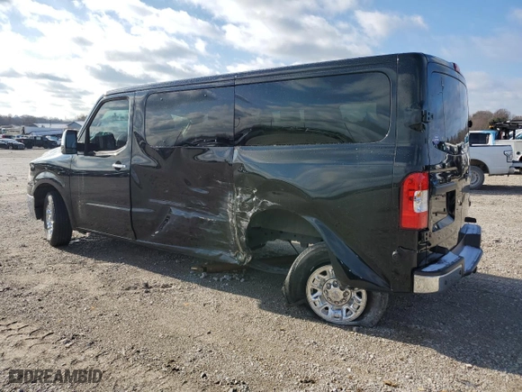 2019 Nissan NV Passenger NV3500 HD SV with VIN 5BZBF0AA1KN852426, listed as a Copart auction lot 81713904 with 50,697 mi miles and Salvage Title. Bid and sale history available at carsss.com. Image 2.