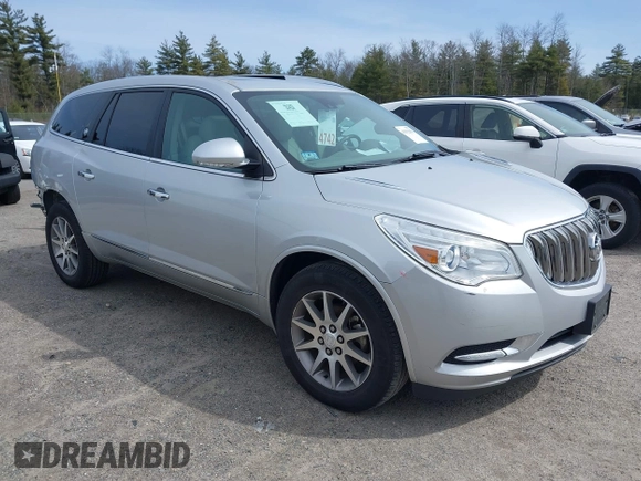 2016 Buick Enclave Leather with VIN 5GAKVBKD2GJ133192, listed as a IAAI auction lot 41932830 with 133,046 mi miles. Bid and sale history available at carsss.com. Image 1.