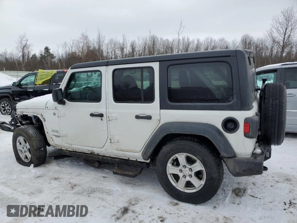 2020 Jeep Wrangler Unlimited Willys with VIN 1C4HJXDN3LW226422, listed as a Copart auction lot 52648335 with 103,097 mi miles and Salvage title. Bid and sale history available at DreamBid. Image 2.