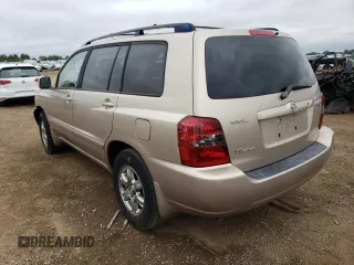 2005 Toyota Highlander with VIN JTEEP21A650087443, listed as a Copart auction lot 86704434 with Not Provided miles and Salvage Title. Bid and sale history available at DreamBid. Image 2.
