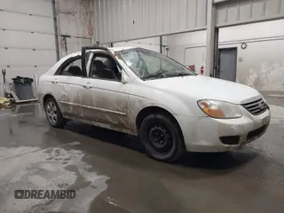 2008 Kia Spectra SX with VIN KNAFE121085566646, listed as a IAAI auction lot 41982332 with 67,270 mi miles. Bid and sale history available at carsss.com. Image 1.