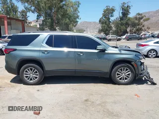 2023 Chevrolet Traverse LT Cloth with VIN 1GNERGKWXPJ294573, listed as a IAAI auction lot 42682750 with 40,027 mi miles and . Bid and sale history available at DreamBid. Image 13.