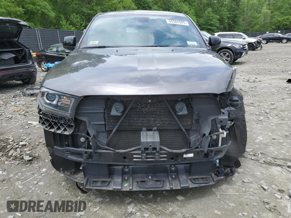 2019 Dodge Durango GT Plus with VIN 1C4RDJDG7KC755477, listed as a Copart auction lot 55584925 with 122,961 mi miles and Salvage title. Bid and sale history available at DreamBid. Image 5.