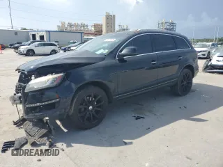 2015 Audi Q7 Premium Plus с VIN WA1LGAFE4FD020393, выставлен на аукционе Copart как лот 61577625 с пробегом 131 248 миль миль и Списание • Salvage title. История ставок и продаж доступна на DreamBid. Изображение 1.