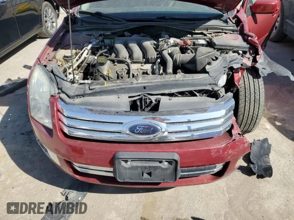 2008 Ford Fusion SEL with VIN 3FAHP08108R221949, listed as a Copart auction lot 48541285 with 0 mi miles and Salvage Title. Bid and sale history available at carsss.com. Image 12.