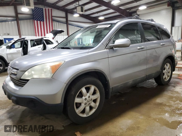 2008 Honda CR-V EX-L with VIN 5J6RE48738L016795, listed as a Copart auction lot 55141035 with 175,879 mi miles and Clean Title. Bid and sale history available at carsss.com. Image 1.