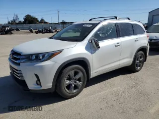 2017 Toyota Highlander Hybrid Limited with VIN 5TDDGRFH5HS027024, listed as a Copart auction lot 48002505 with 64,372 mi miles and Salvage title. Bid and sale history available at DreamBid. Image 1.