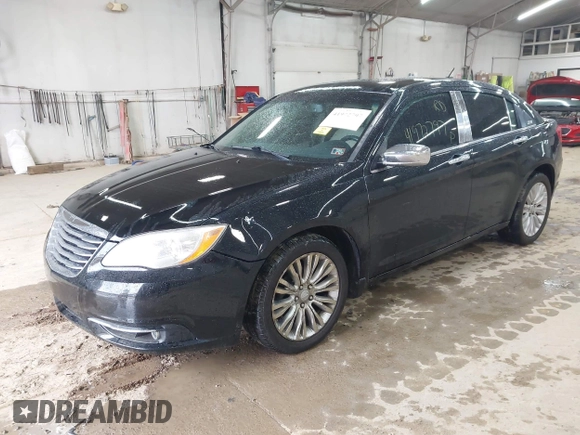 2011 Chrysler 200 Limited with VIN 1C3BC2FG0BN582109, listed as a IAAI auction lot 41972797 with 156,900 mi miles. Bid and sale history available at carsss.com. Image 2.