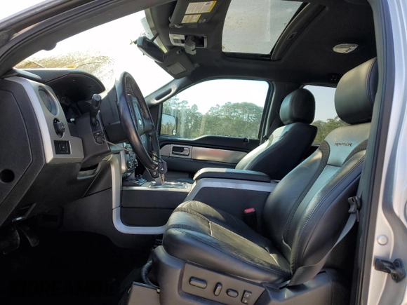 2014 Ford F-150 SVT Raptor with VIN 1FTFW1R6XEFC93674, listed as a Copart auction lot 47443025 with Not Provided miles and Salvage Title. Bid and sale history available at carsss.com. Image 7.