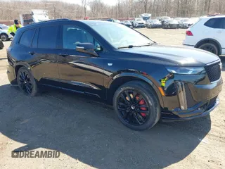 2022 Cadillac XT6 Sport with VIN 1GYKPGRS3NZ143717, listed as a IAAI auction lot 41758715 with 49,083 mi miles. Bid and sale history available at carsss.com. Image 1.