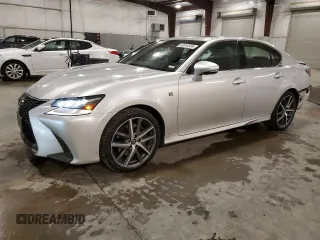2018 Lexus GS 350 with VIN JTHCZ1BL4JA009682, listed as a Copart auction lot 53618335 with 91,818 mi miles and Salvage title. Bid and sale history available at DreamBid. Image 1.