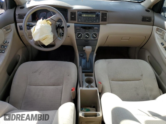 2008 Toyota Corolla CE with VIN 1NXBR32E48Z982656, listed as a Copart auction lot 53990415 with 47,998 mi miles and Salvage Title. Bid and sale history available at DreamBid. Image 8.