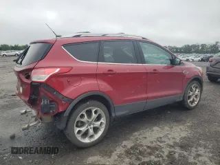 2013 Ford Escape Titanium with VIN 1FMCU9J90DUA77108, listed as a Copart auction lot 60799445 with 63,385 mi miles and Salvage title. Bid and sale history available at DreamBid. Image 3.