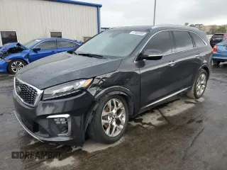 2019 Kia Sorento SX z VIN 5XYPK4A58KG545385, wystawiony jako Copart lot #47832805 z przebiegiem 82 158 mil mil oraz . Historia ofert i sprzedaży dostępna na DreamBid. Obrazek 1.