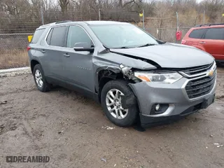 2018 Chevrolet Traverse LT Cloth with VIN 1GNERGKW9JJ108853, listed as a IAAI auction lot 41709938 with 162,873 mi miles. Bid and sale history available at carsss.com. Image 1.