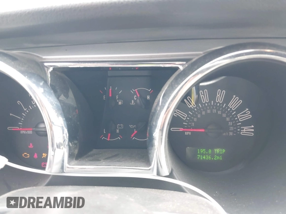 2005 Ford Mustang GT Deluxe with VIN 1ZVFT85H655215033, listed as a IAAI auction lot 41153294 with 71,436 mi miles and . Bid and sale history available at DreamBid. Image 7.