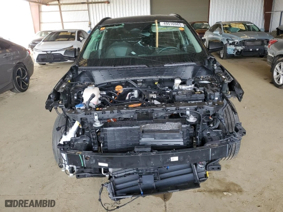2023 Kia Niro EV Wind with VIN KNDCR3L12P5029800, listed as a Copart auction lot 49516985 with 8,966 mi miles and Salvage Title. Bid and sale history available at carsss.com. Image 5.