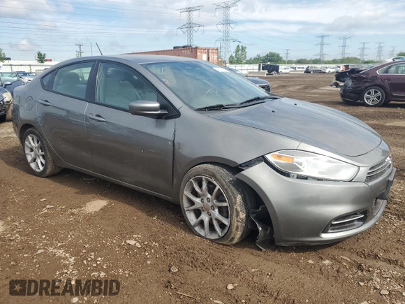 2013 Dodge Dart SXT with VIN 1C3CDFBA1DD701949, listed as a Copart auction lot 58319925 with 135,823 mi miles and Salvage title. Bid and sale history available at DreamBid. Image 4.