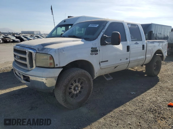 2002 Ford F-250 XL with VIN 1FTNW20F12EA44390, listed as a Copart auction lot 83888084 with 285,250 mi miles and Salvage Title. Bid and sale history available at DreamBid. Image 1.