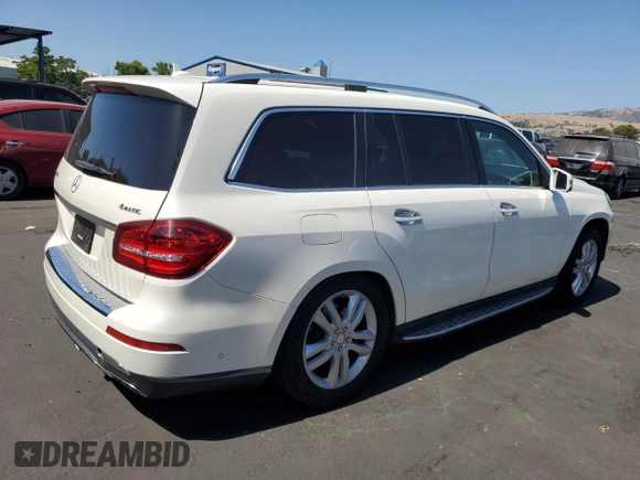 2017 Mercedes-Benz GLS 450 z VIN 4JGDF6EE8HA784128, wystawiony jako Copart lot #59147515 z przebiegiem 119 289 mil mil oraz Szkoda całkowita • Salvage title. Historia ofert i sprzedaży dostępna na DreamBid. Obrazek 3.